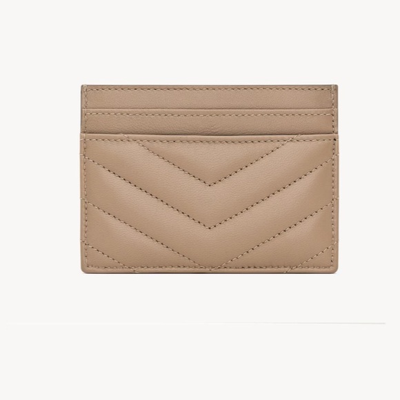 Saint Laurent Cassandre Matelassé Leather Card Case - Picture 4 of 7